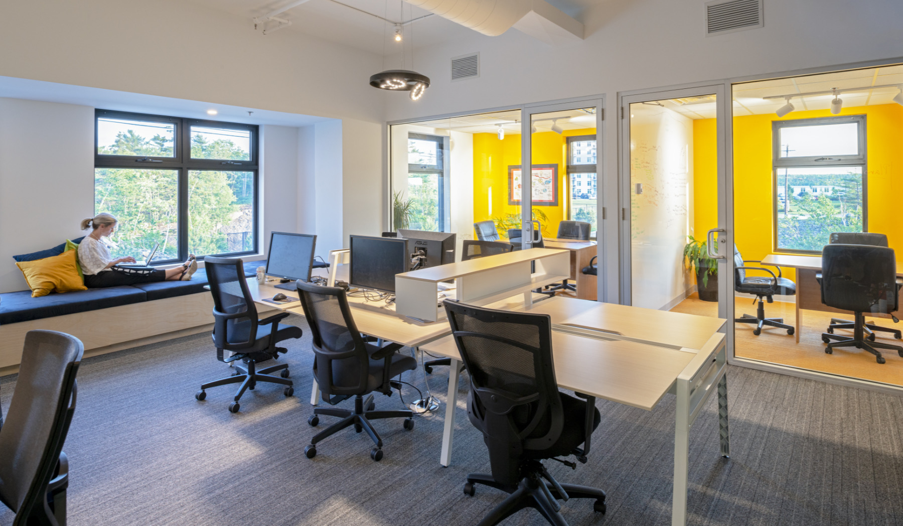 Open-plan workspace contentbloom-halifax-office-7