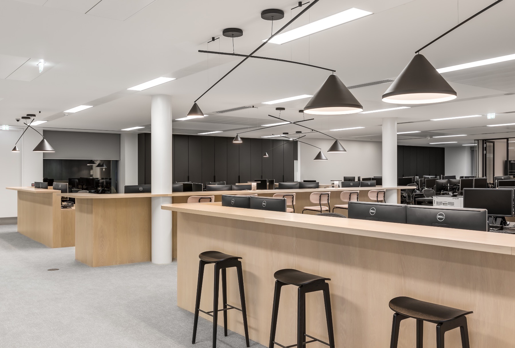 Open-plan workspace real-estate-firm-london-office-10